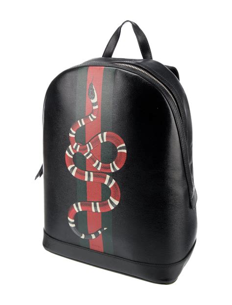 gucci backpack snake cheap|Gucci snake dome leather backpack.